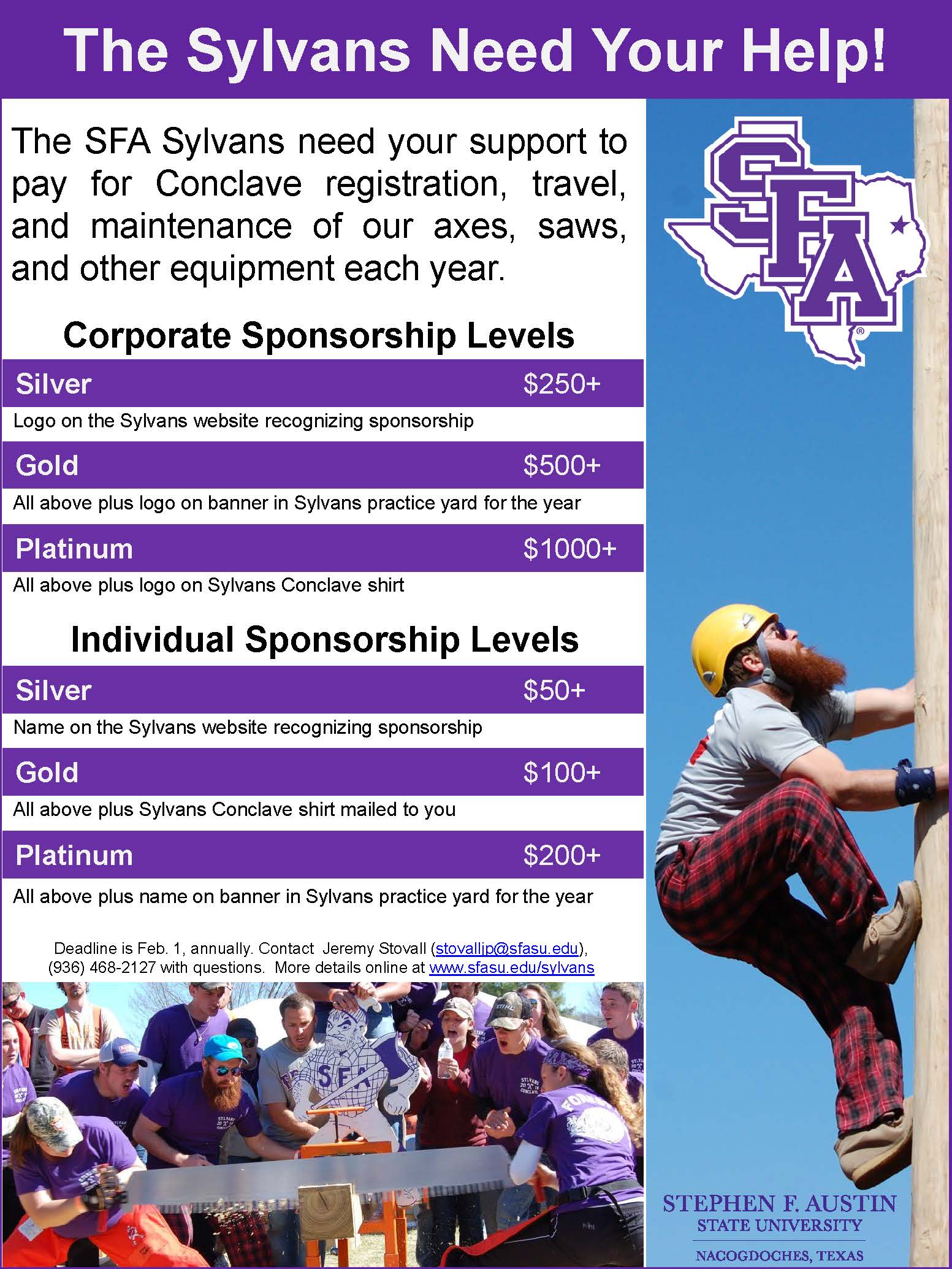 sponsorship flyer